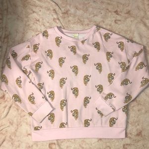 Forever21 Tiger 🐅 Pattern Sweatshirt